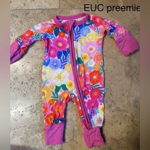 Little Sleepies preemie Mother’s Day floral